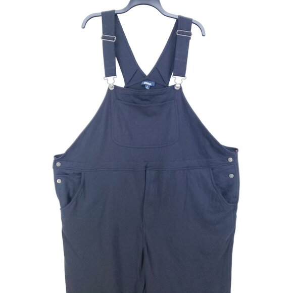 King Size Mens 3XL Tall Black Fleece Bib Overalls Stretch - Picture 7 of 10